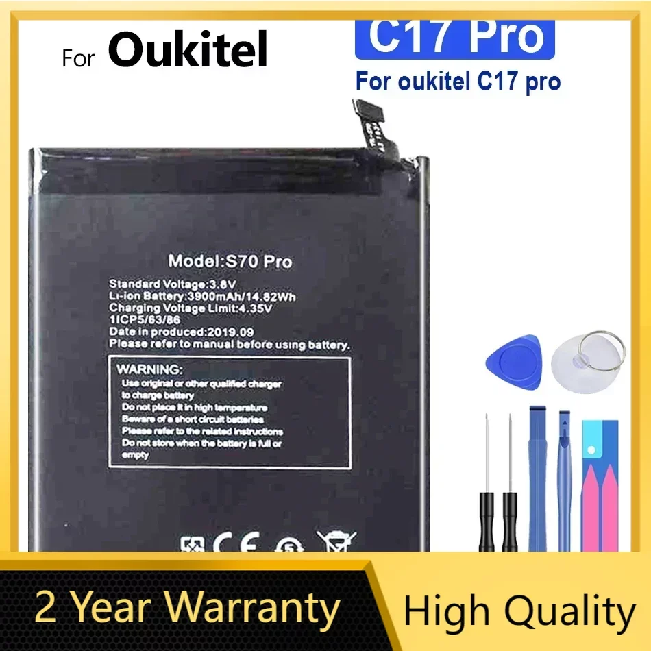 

Battery For Oukitel C17 Pro 3900mAh