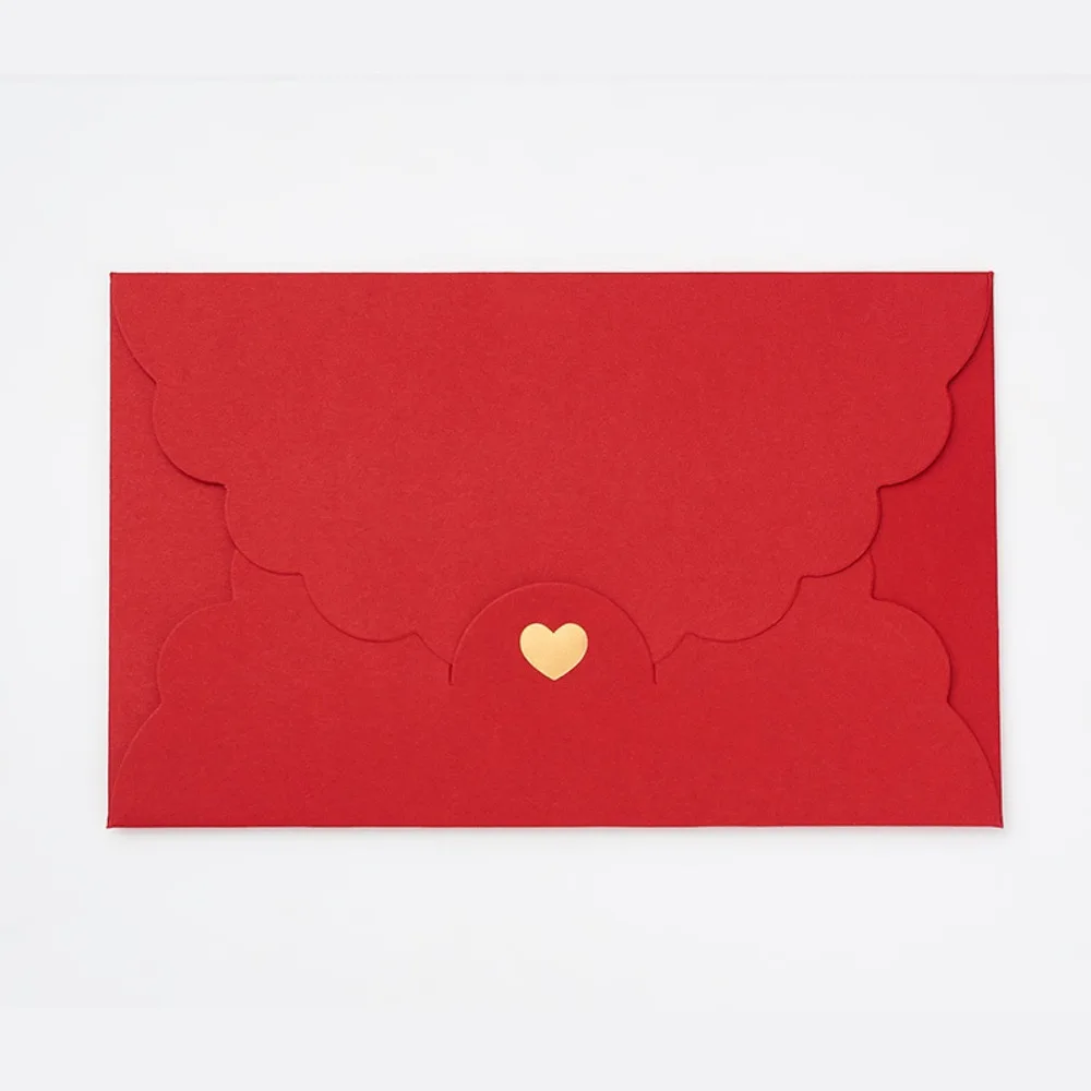 

Конверты из крафт-бумаги с надписью Love Heart