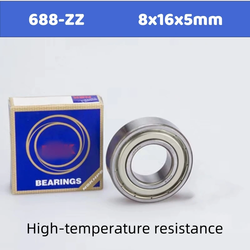 

Micro high-speed ball bearing 688Z4PCS8× 16× 5mm ABEC-3 deep groove ball motor 688-ZZ