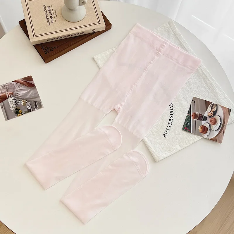 New Thin Tight for Kids Girl Fashion Solid Color Ballet Tight Pantyhose for Toddler Girl Soft Breathable Stocking Sock