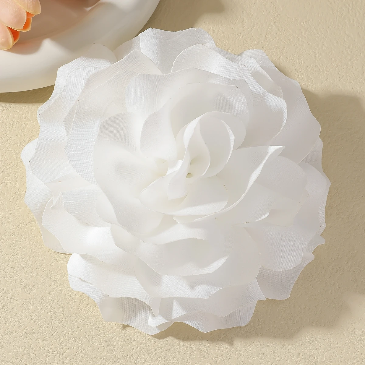 16CM Luxury Fashion Fabric Rose Flower Big Brooches for Women Exaggerated Handmade Floral Pin Brooch Wedding Party Cloth Jewelry