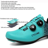 LiXingMing Cycling Shoes Mtb Men Blue Hot Self-locking Anti-slip Speed Route Splint Road Bike Shoes Women Outdoor Racing Sneaker 2