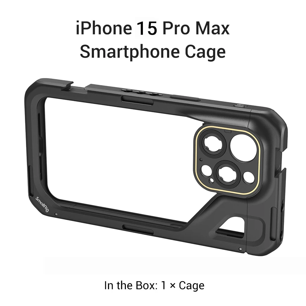 SmallRig スマホリグ iPhone 15 Pro Max専用 4393 Mobile Video Kit (Single Handheld ) for iPhone 15 Pro Max