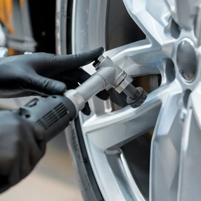 car Wheel Hub Grinder Rust Grinding Removal Tool auto Wheel Hub Brush Brake Grinding Cleaner Kit Rust Remover Polishing Tool