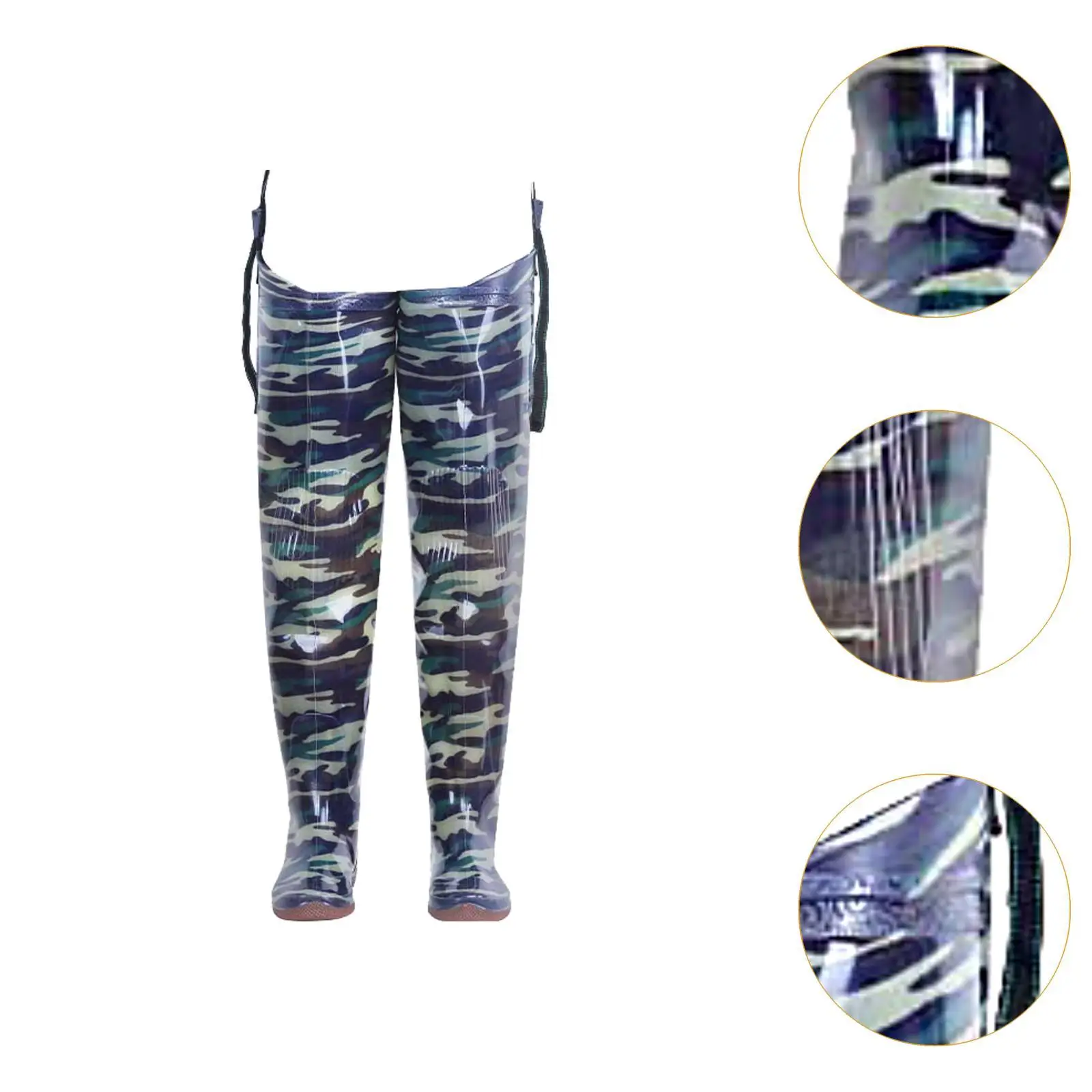 Fishing Waders with Nonslip Boots Waterproof Wading Pants for Agriculture Work Gardening Water Activities Outdoor Hiking