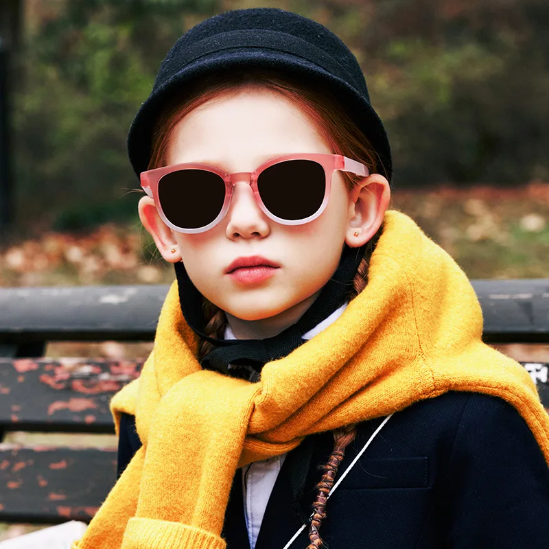 Anti Blue Light Glasses Children's Fashion Glasses UV Resistant Sunglasses Holiday Sunscreen Eyeglasses