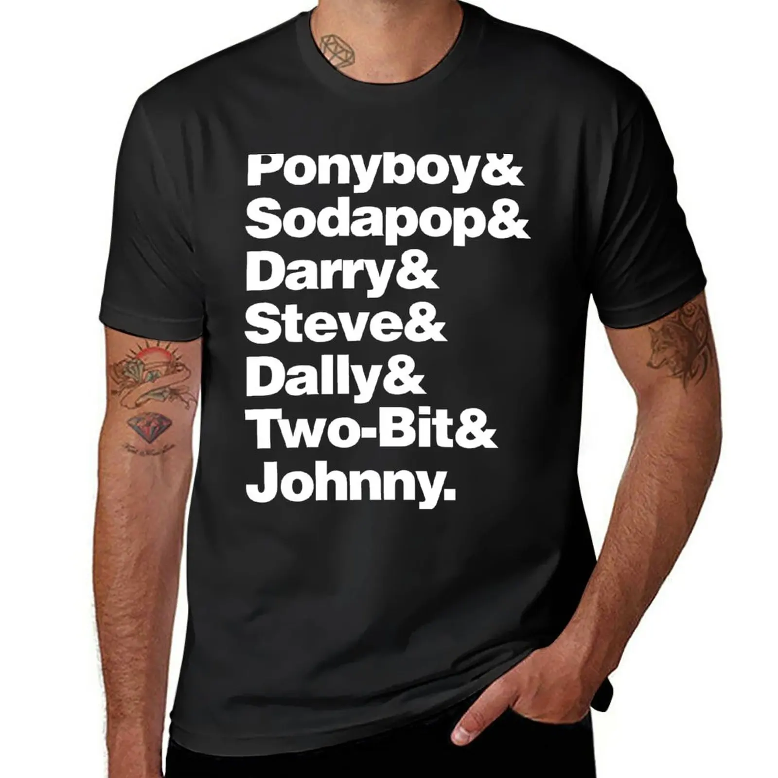 

The Outsiders& T-Shirt sports fans quick-drying aesthetic clothes summer tops mens graphic t-shirts