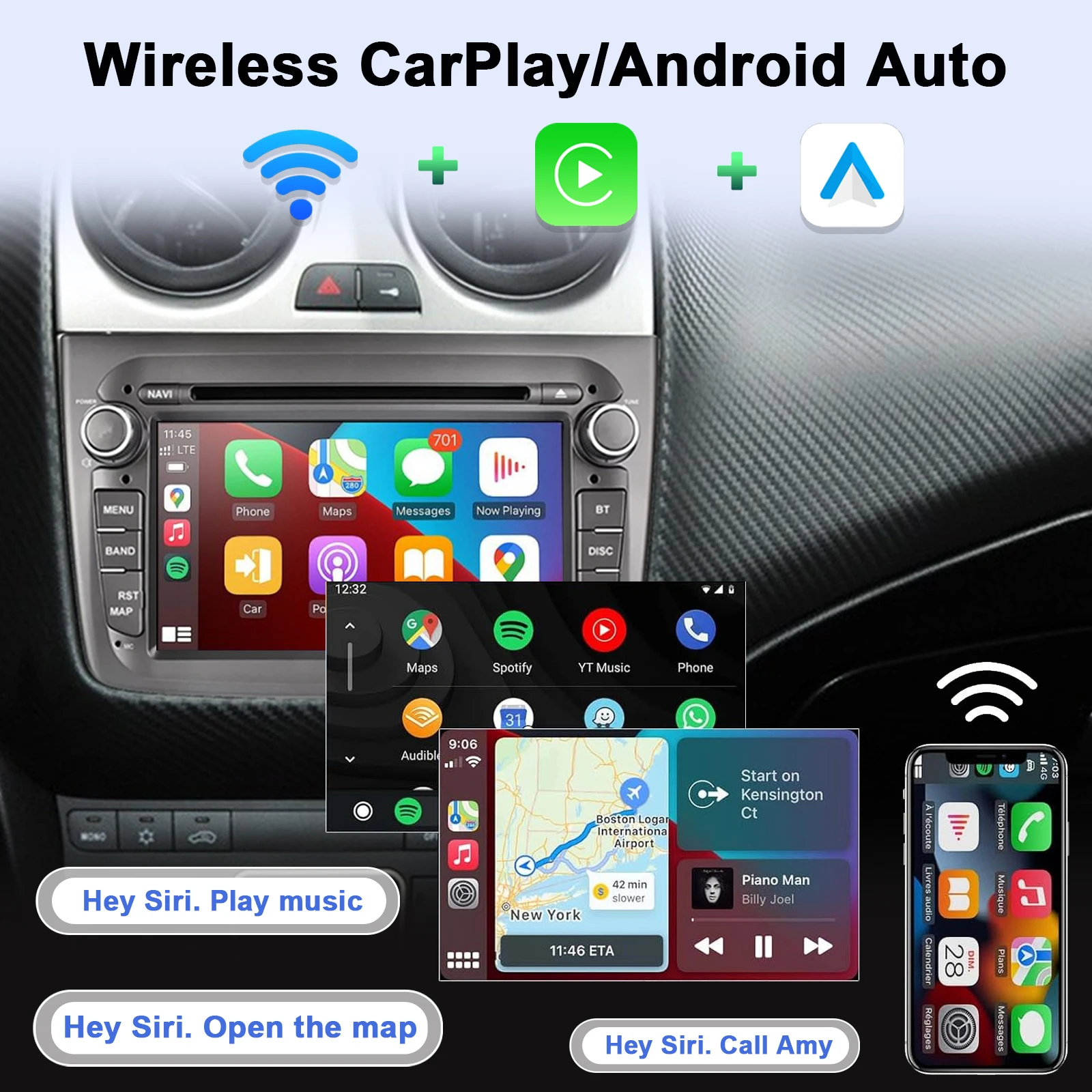 Android Car Radio For Alfa Romeo Mito 2008- 2019 Multimedia Player Supports CarP