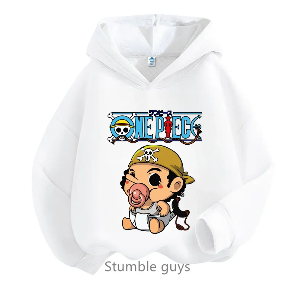 thumbnail image 1 of Sudadera con capucha de Anime One Pieces, ropa para niños, ropa para primavera y otoño para niñas, sudadera con dibujos animados de Luffy Zoro, traje para adolescentes, camisetas con capucha de Sonic, 1 of 5
