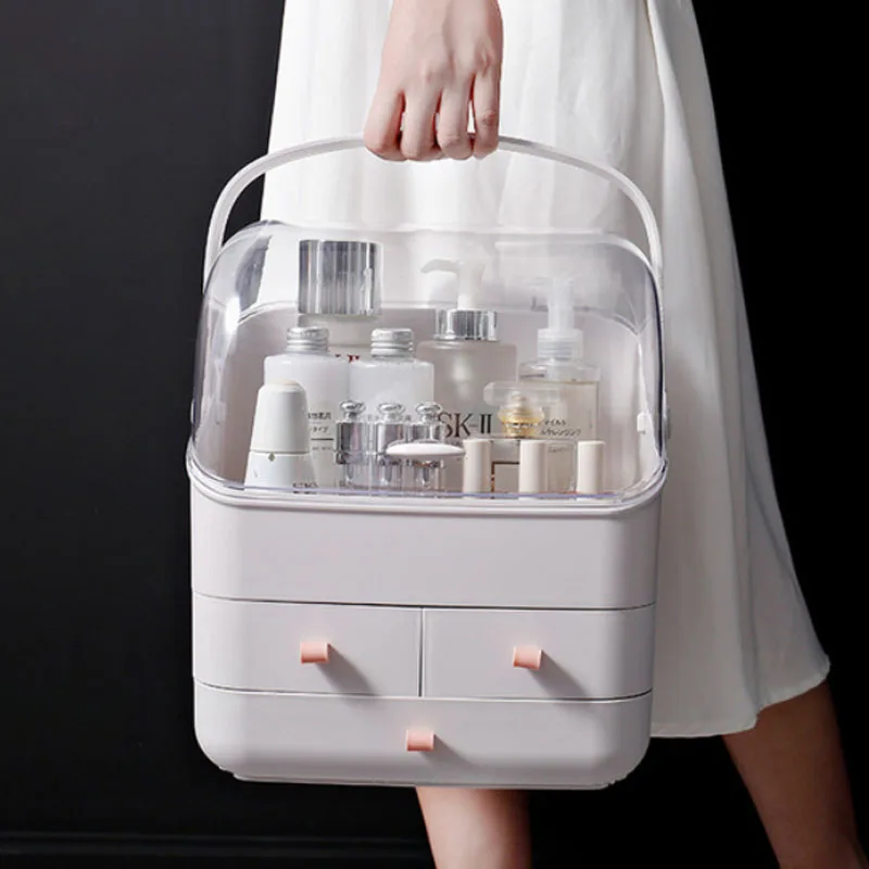 

Large-capacity Makeup Organizer Storage Makeup Cosmetic Box Storage Organizer for Cosmetics Skin Care Product Dust-proof Rack
