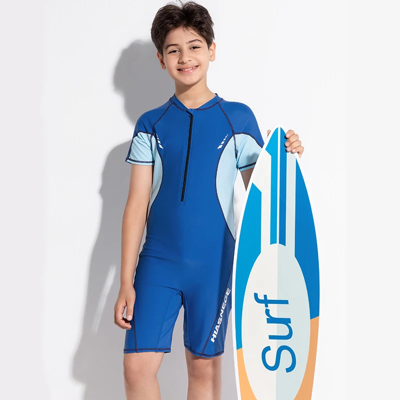 Neonato 0-3 Mesi Maschio Costume Da Bagno Bambini Con Maniche