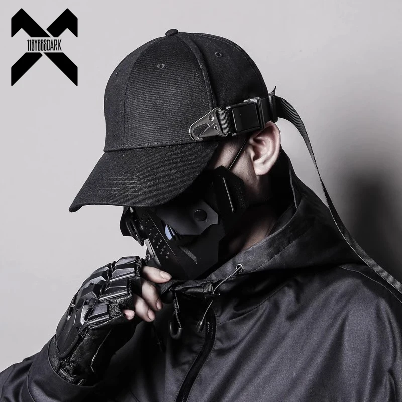 검은 야구 모자 streetwear 남자 여자 unisnapback 모자 2023 전술 힙합 모자 뼈 조절 가능