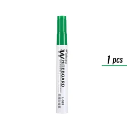 Erasable Whiteboard & Blackboard Marker Pens for Office, School, and Art (1 green)