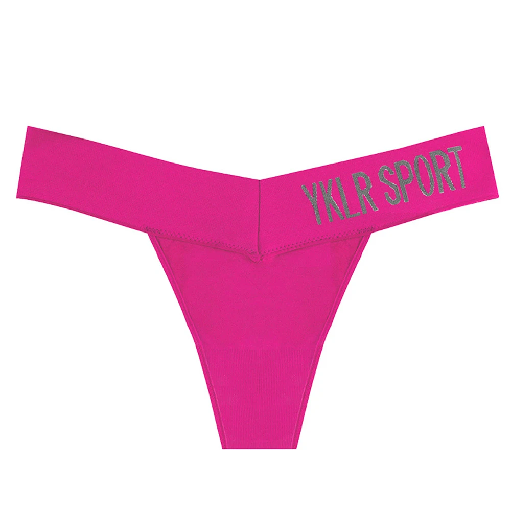 

Сексуальные женские стринги, G-стринги, бесшовное женское нижнее белье с заниженной талией, фитнес-буквы, трусики с широкой талией, стринги, сексуальные трусики-танга