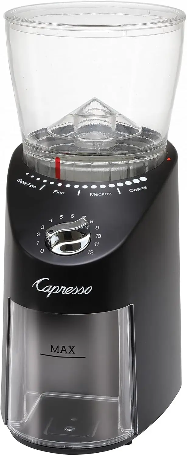Infinity Plus Black Conical Burr Grinder