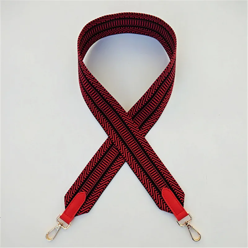 Women's Bag Striped Replacement Strap Embroidery Accessories for Handbags New Ethnic Style Shoulder Strap