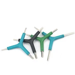 3 In 1 High Quality Y type Hex Allen Wrench Mountain Road Bike Trigeminal Hex Key Set  Carbon Steel Hand Repair Tools