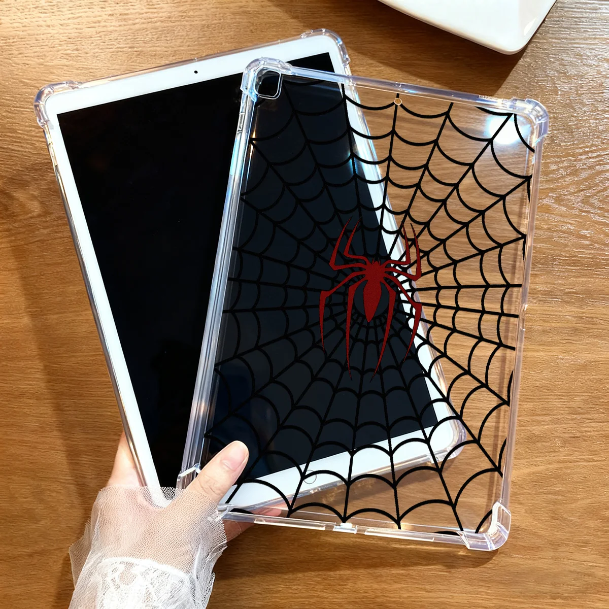 Spider-Man Web Trend Crystal Clear Tablet Case - Cool Trendy Style Protection