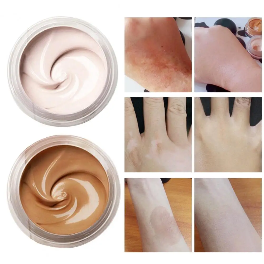 2 Pcs 10ml Tattoo Concealers High Coverage Waterproof Even Skin Tone Birthmark Scar Concealer Makeup Beauty Accessory