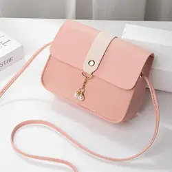 Chic Small Square Women's Crossbody Handbag - Summer Travel Mini Purse - Wine red-