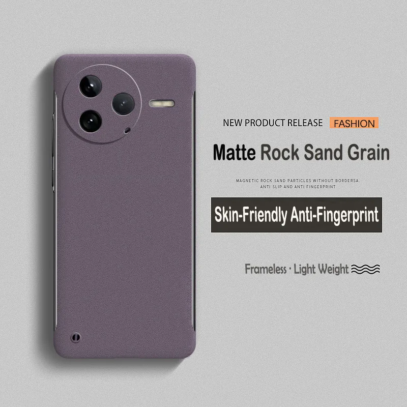 Luxury Matte Frosted Frameless Ultra Thin Case with Hard Lens Protection