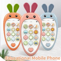 Baby Cell Phone Toy with Early Education & Music, Learning Educational Fake Phone for Kids, Sensory Toys for Toddlers Kids 1