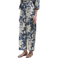 CHCH Women Pants Sets 2 Piece Set Loose Three-Quarters Shirt Sleeve Retro 2025 Spring Summer Casul Light Thin Lady Suits - Image 3