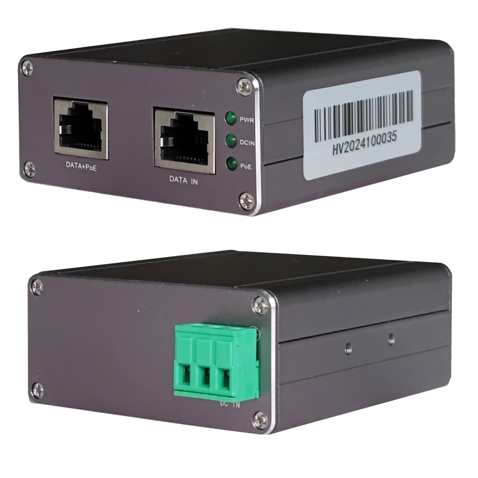 미모사 POE 인젝터 DC 입력 50V, POE 출력 기가비트 1245 + 3678-