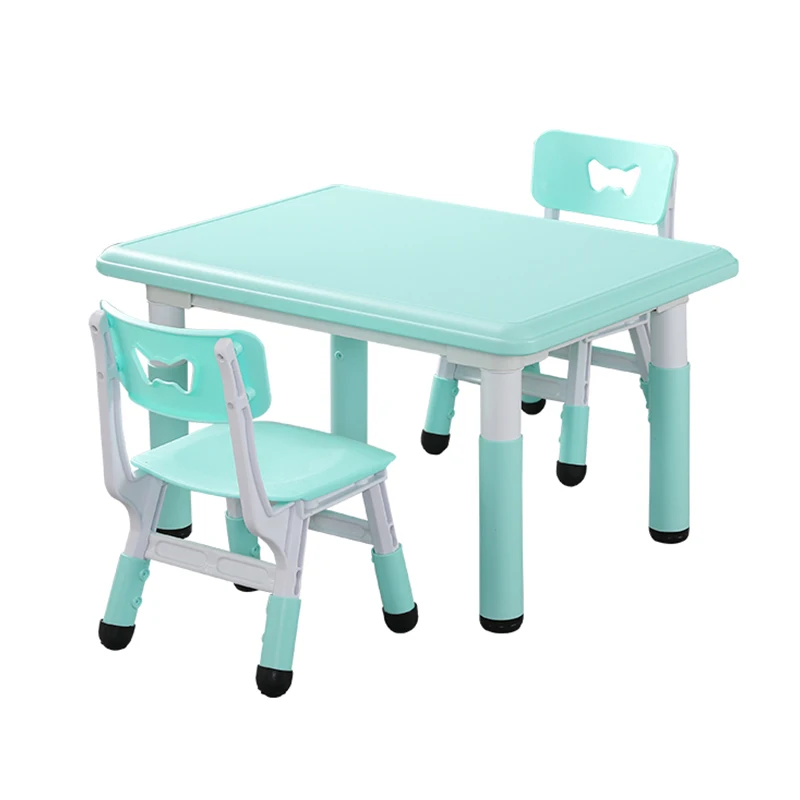 Stoły i krzesła dla dzieci pasują do przedszkolnych stołów i krzeseł regulowanych stół do nauki plastikowy stół gospodarstwa domowego