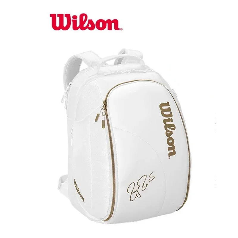 Wilson New Roger Federer DNA  Backpack Tennis Bag 2-3 Rackets Bag Badminton Package Tennis Racquet Backpack Tennis Bag