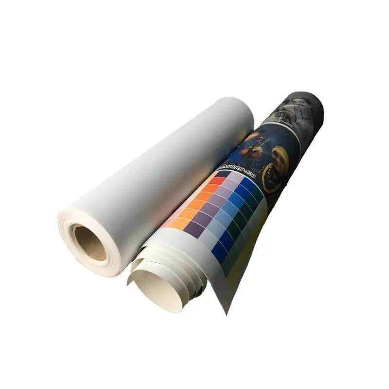 waterproof matte polyester canvas rolls for