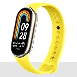 Silicone Sport Strap Replacement for Smart Band Bracelet - Waterproof Accessories (9 yellow)
