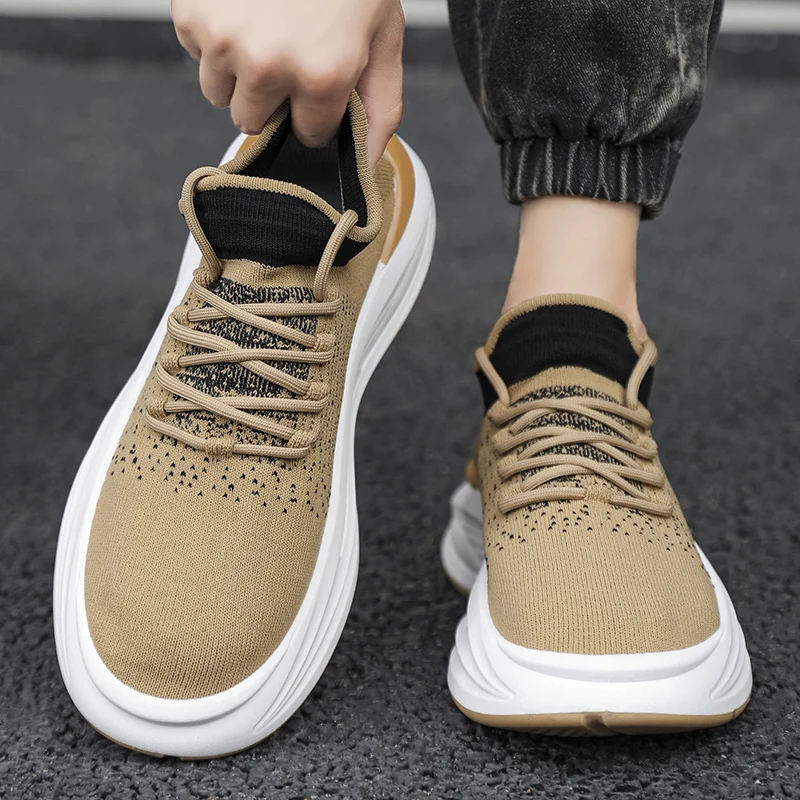New Male Tennis Shoes Sneakers Men Comfortable Gym Sport Shoes Outdoor Adult Breathable Lightweight Footwear Plus Size 46
