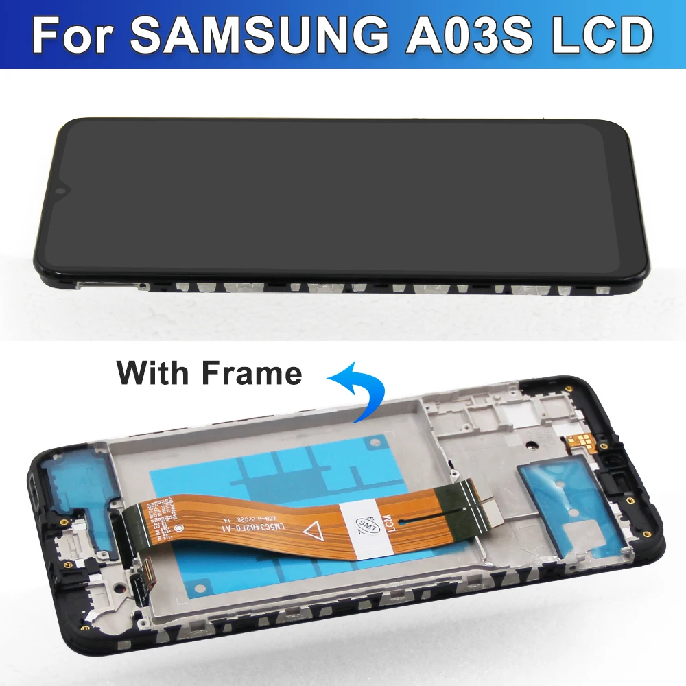 A03S Display For Samsung A03s A037F A037M LCD Display Touch Screen