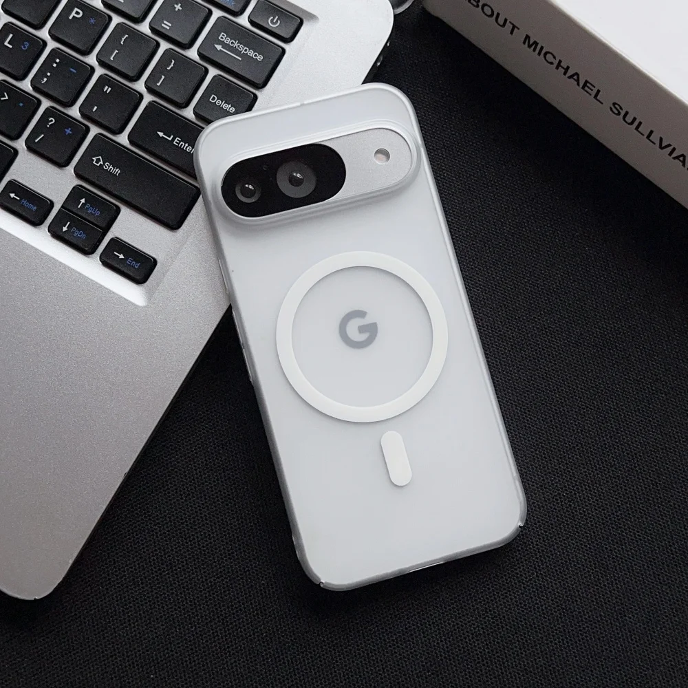 Translucent Frosted Magnetic Soft TPU Case with Camera Protection and Magsafe Compatibility