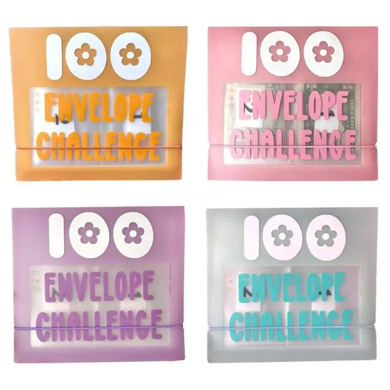 

100 Envelope Cash Savings Challenge Binder Save $5,050 Savings Challenges with Cash Envelopes Saving Folder Sleeve Dropship