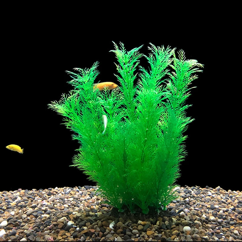 Vibrant Underwater Plastic Aquarium Plants - Lifelike Décor