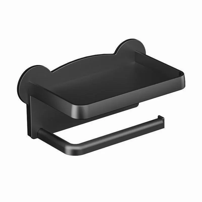 Tissue Storage Rack Punch Free Wall Mounted Tissue Storage Rack Paper Roll Shelf Holder Restroom Box Shelve Multi Functional Phone Placement Toilet
