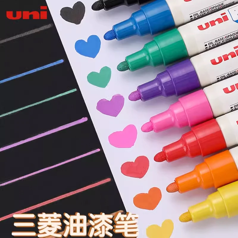 1pcs Uni Paint Pen PX-20 Poster Graffiti Painting Waterproof Oil-based Permanent Marker Pen Art Supplies Stationery Posca 5