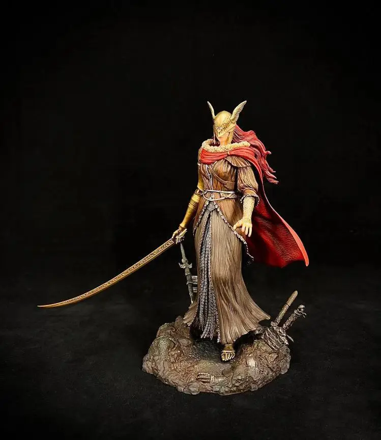 Купить дешево Game Elden Ring Valkyrie Action Figure Resin Elden Ring
