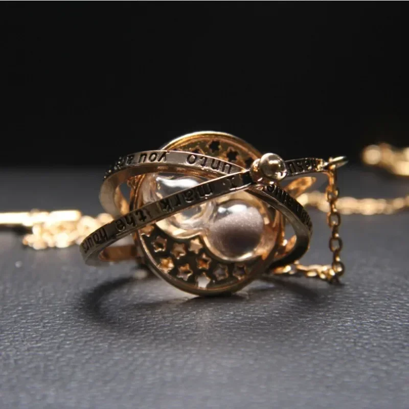 Time Converter Necklace Wand Time Turner Hourglass Snitch Pendant Triangle