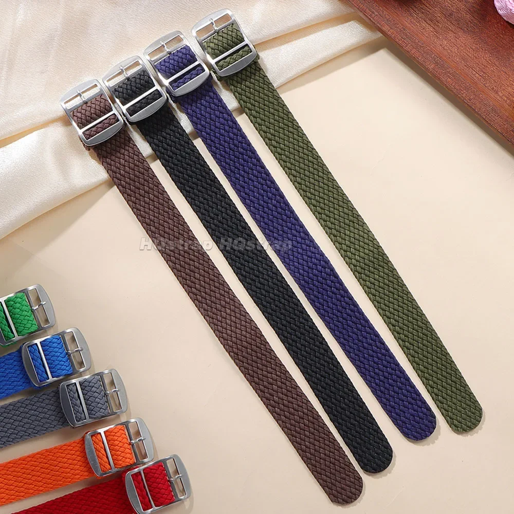 Versatile Nylon Woven Watch Strap - Durable and Stylish Replacement Bracelet