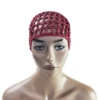 4PCS Candy Color Women Mesh Hair Net Cap Handmade Crochet Cap Kufi Caps Snood Night Sleep Cover Turban Hat Hair Accessories 3