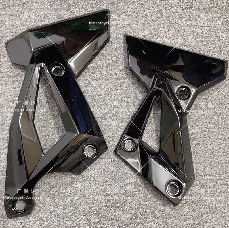 Glossy Black Side Frame Radiator Guard Fairing Fit For KAWASAKI Z400 Z 400 -