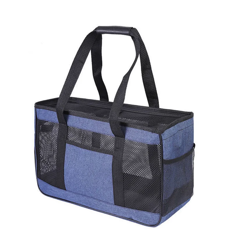 Large Capacity Outdoor Travel Portable Foldable PVC Cat Carriers Soft Breathable Transparent Carrying Bags Pet Accessories
