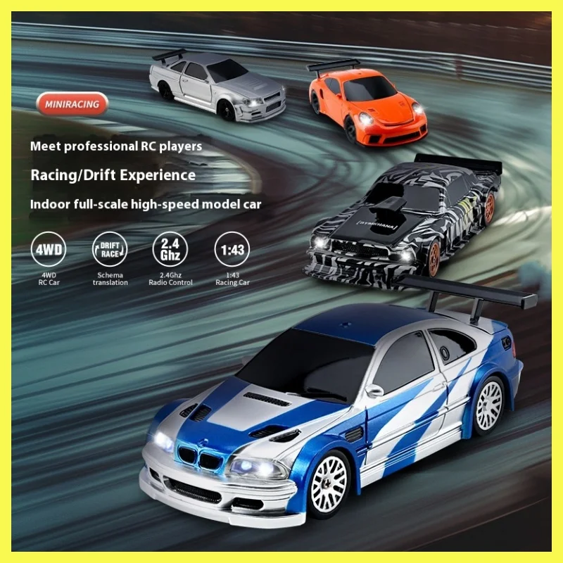 1/43 Upgrade Rc Car Mini Racing Cars Without Gyroscoperemote Control Drift 4wd Off-Road High-Speed Motor Vehicle Model Boy Toys 2