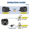 High Pressure Washer Hose 5800 PSI M22-14mm Durable Extension Tube for Efficient Cleaning, 236.22inch/314.96inch/393.7inch/590.5 3