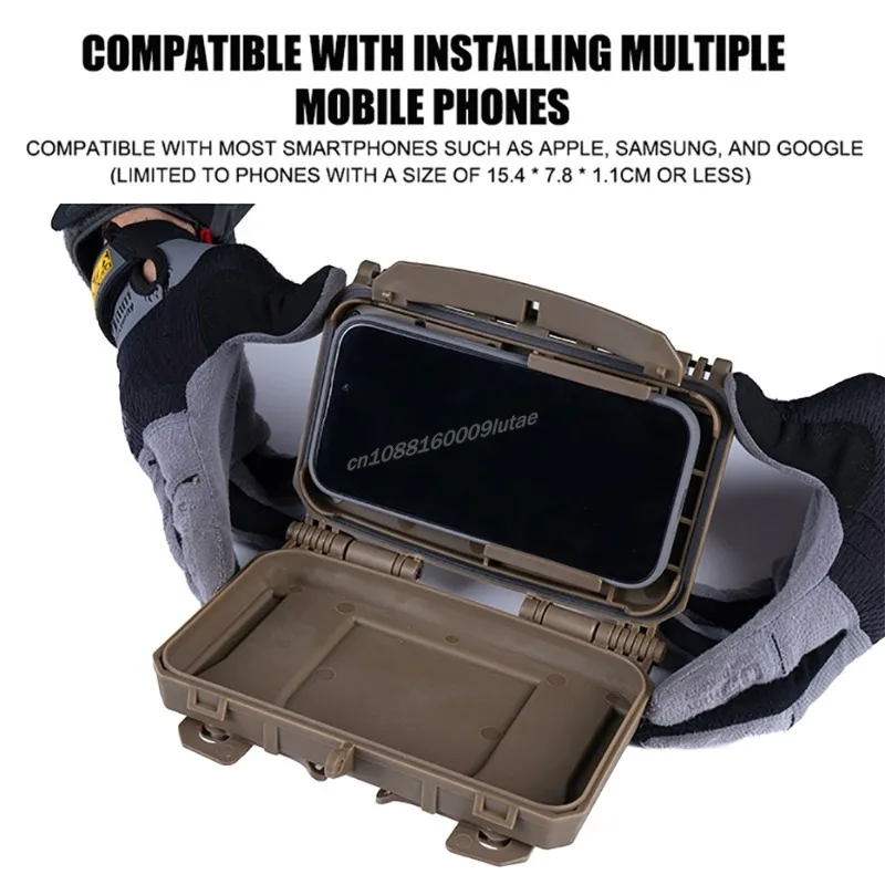 Support Téléphone Tactique Pour Airsoft - étui Carte Pour Panneau D'administration