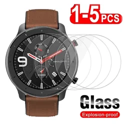 Premium Tempered Glass Screen Protector Film - 3pcs Glass (Amazfit GTR 47MM)