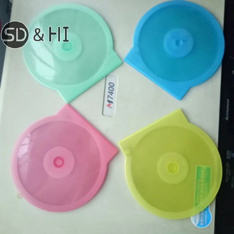 1PC Storage Box 12.5CM Transparent Plastic Round Disc Case CD Case Thickened CD DVD Disc Box